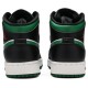 Jordan 1 Mid GS 'Black Pine Green'
 Nero/Bianco/Rosso palestra/Verde pino AJ 1 Scarpe 554725 067