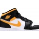 Jordan 1 Mid GS 'Black University Gold'
 Bianco/polline/nero AJ 1 Scarpe 554725 177