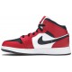 Jordan 1 Mid GS 'Chicago Black Toe'
 Nero/Rosso Palestra/Bianco AJ 1 Scarpe 554725 069