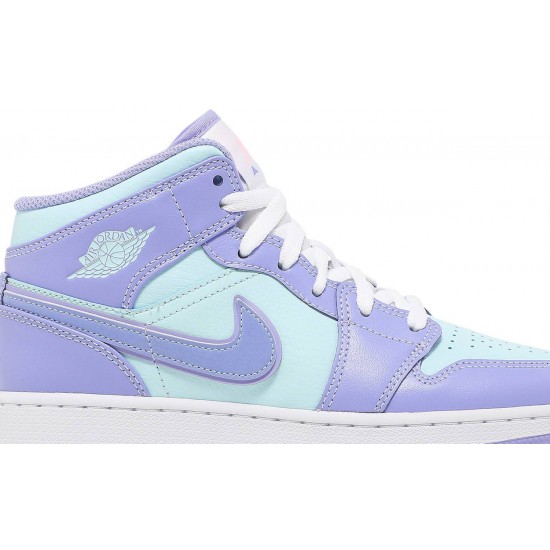 Jordan 1 Mid GS 'Purple Pulse'
 Purple Pulse/Artico Punch/Glacier Blue AJ 1 Scarpe 554725 500