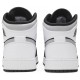 Jordan 1 Mid GS 'White Shadow'
 Nero/Bianco/Grigio Fumo Chiaro AJ 1 Scarpe 554725 073