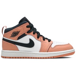 Jordan 1 Mid PS 'Pink Quartz'
 Quarzo rosa/Grigio fumo scuro/Bianco AJ 1 Scarpe 640737 603