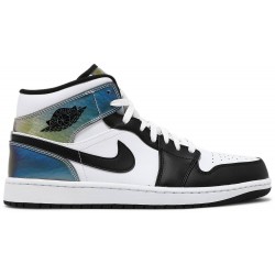 Jordan 1 Mid SE 'Heat Reactive - Color Change'
 Bianco nero AJ 1 Scarpe DM7802 100