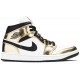 Jordan 1 Mid SE 'Metallic Gold'
 Metallico Oro/Nero/Bianco/Nero AJ 1 Scarpe DC1419 700