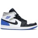 Jordan 1 Mid SE 'Royal Black Toe'
 Bianco/Nero/Luce Solar Flare Heather/Hyper Royal AJ 1 Scarpe 852542 102