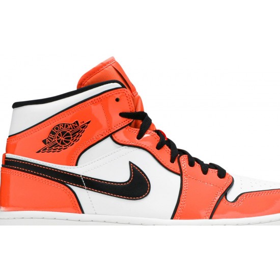 Jordan 1 Mid SE 'Turf Orange'
 Tappeto erboso Arancio/Nero/Bianco AJ 1 Scarpe DD6834 802