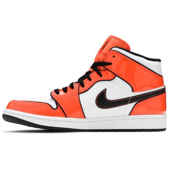 Jordan 1 Mid SE 'Turf Orange'
 Tappeto erboso Arancio/Nero/Bianco AJ 1 Scarpe DD6834 802