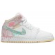 Jordan 1 Mid SE GS 'Ice Cream'
 Bianco/Pugno artico/Vaniglia pallido/Bagliore verde AJ 1 Scarpe DD1666 100