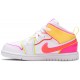 Jordan 1 Mid SE TD 'Edge Glow'
 Bianco/Hyper Crimson/Rosa Blast AJ 1 Scarpe CV4613 100