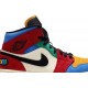 Blue The Great x Jordan 1 Mid 'Fearless'
 Mussola/Varsity Red/Royal/Taxi/Nero AJ 1 Scarpe CU2805 100