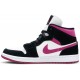 Donne Jordan 1 Mid 'Cactus Flower'
 Nero/Fiore di cactus/Bianco AJ 1 Scarpe BQ6472 005