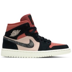 Donne Jordan 1 Mid 'Canyon Rust'
 Particella Beige/Nero/Canyon Ruggine/Vela AJ 1 Scarpe BQ6472 202