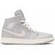 Donne Jordan 1 Mid 'Grey Light Bone'
 Osso grigio/chiaro AJ 1 Scarpe CD7240 002