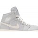 Donne Jordan 1 Mid 'Grey Light Bone'
 Osso grigio/chiaro AJ 1 Scarpe CD7240 002