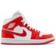 Donne Jordan 1 Mid 'Habanero Red' Bianco/Bianco/Rosso Habanero AJ 1 ScarpeBQ6472 116