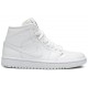 Donne Jordan 1 Mid 'White Snakeskin'
 Bianco/Bianco AJ 1 Scarpe BQ6472 110