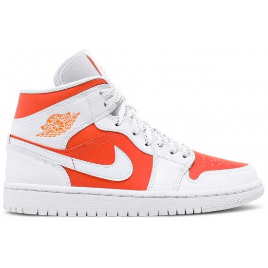 Donne Jordan 1 Mid SE 'Bright Citrus'
 arancione AJ 1 Scarpe CZ0774 800