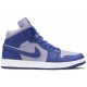 Donne Jordan 1 Mid SE 'Iron Purple Deep Royal'
 Viola ferro/Blu reale profondo/Bianco AJ 1 Scarpe DH7821 500