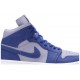 Donne Jordan 1 Mid SE 'Iron Purple Deep Royal'
 Viola ferro/Blu reale profondo/Bianco AJ 1 Scarpe DH7821 500