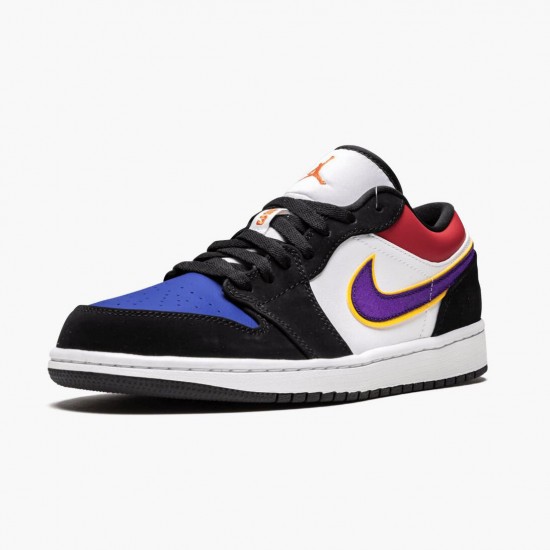 Donna/Uomo Air Jordan 1 Low Lakers Top 3 CJ9216-051 Scarpe Da Ginnastica