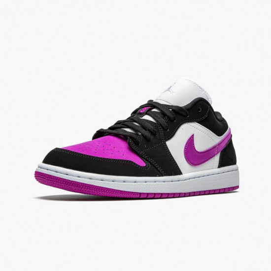 Donna/Uomo Air Jordan 1 Retro Low Black Cactus Flower DC0774-005 Scarpe Da Ginnastica