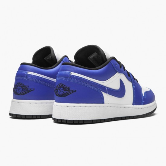 Donna/Uomo Air Jordan 1 Retro Low Game Royal 553560-124 Scarpe Da Ginnastica