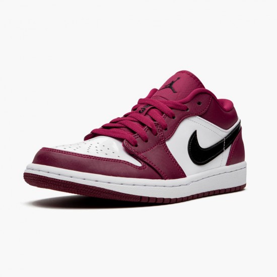 Donna/Uomo Air Jordan 1 Retro Low Noble Red 553558-604 Scarpe Da Ginnastica