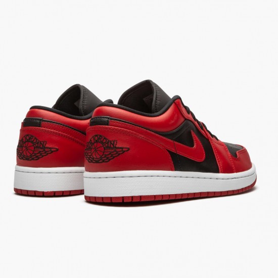 Donna/Uomo Air Jordan 1 Retro Low Reverse Bred 553558-606 Scarpe Da Ginnastica