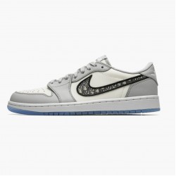 Donna/Uomo Air Jordan 1 Retro Low Wolf Grey Sail Photoson Dust CN8608-002 Scarpe Da Ginnastica