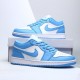 Uomo Air Jordan 1 Low UNC AO9944-441 Scarpe Da Ginnastica