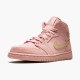 Donna/Uomo Air Jordan 1 Mid Coral Gold 852542-600 Scarpe Da Ginnastica