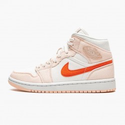 Donna/Uomo Air Jordan 1 Mid SE Corduroy Sail DA8009-108 Scarpe Da Ginnastica