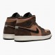 Donna/Uomo Air Jordan 1 Mid SE Dark Chocolate DC7294-200 Scarpe Da Ginnastica