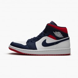 Uomo Air Jordan 1 Mid SE USA 852542-104 Scarpe Da Ginnastica