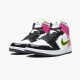 Uomo Air Jordan 1 Mid White Black Cyber Pink CZ9834-100 Scarpe Da Ginnastica