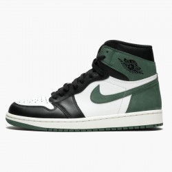 Donna/Uomo Air Jordan 1 Retro High Clay Green 555088-135 Scarpe Da Ginnastica