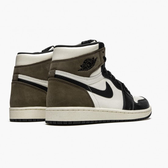 Donna/Uomo Air Jordan 1 Retro High Dark Mocha 555088-105 Scarpe Da Ginnastica