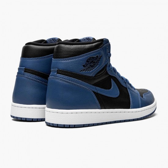 Donna/Uomo Air Jordan 1 Retro High OG Dark Marina Blue 555088-404 Scarpe Da Ginnastica