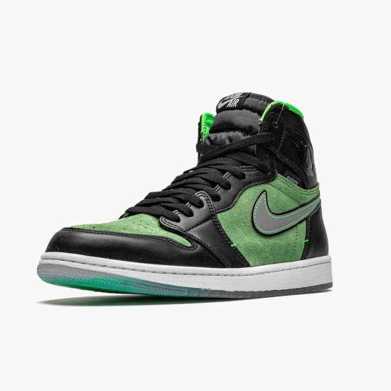 Donna/Uomo Air Jordan 1 Retro High Zoom Zen Green CK6637-002 Scarpe Da Ginnastica