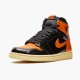 Uomo Air Jordan 1 Retro Shattered Backboard BlackPale Vanilla Starfish 555088-028 Scarpe Da Ginnastica