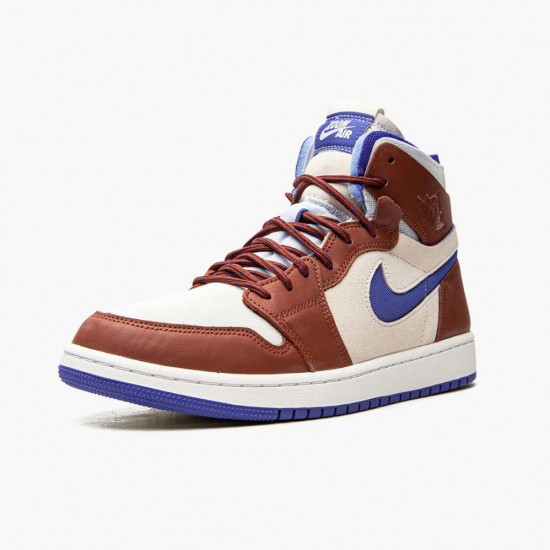 Donna/Uomo Air Jordan 1 Zoom CMFT Team Red CT0979-104 Scarpe Da Ginnastica