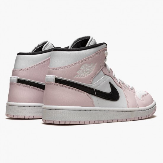 Donna Air Jordan 1 Mid Barely Rose BQ6472-500 Scarpe Da Ginnastica