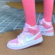 Donna Air Jordan 1 Mid Digital Pink CW5379-600 Scarpe Da Ginnastica