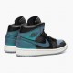 Donna/Uomo Air Jordan 1 Mid Iridescent Black BQ6472-009 Scarpe Da Ginnastica