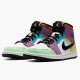 Uomo Air Jordan 1 Mid SE Multicolor CW1140-100 Scarpe Da Ginnastica