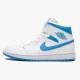 Uomo Air Jordan 1 Mid UNC BQ6472-114 Scarpe Da Ginnastica