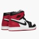 Uomo Air Jordan 1 Retro High Black Toe 555088-184 Scarpe Da Ginnastica