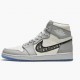 Donna/Uomo Air Jordan 1 Retro High Dior Wolf CN8607-002 Scarpe Da Ginnastica