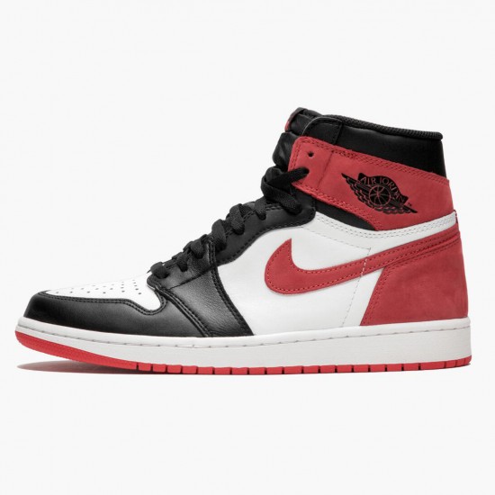 Donna/Uomo Air Jordan 1 Retro High OG Track Red 555088-112 Scarpe Da Ginnastica