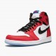 Uomo Air Jordan 1 Retro High Spider Man Origin Story 555088-602 Scarpe Da Ginnastica